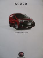 Fiat Scudo Technische Daten 90 Multijet 130 165 Kastenwagen +Verglaster Kastenwagen+langer Radstand 2013