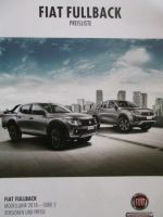 Fiat Fullback Preisliste Modelljahr 2018 Serie 2 20.Juli 2018 Extended Cab Double Cab SX LX LX Plus Cross Plus