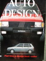 Auto & Design 9/1986 Fiat Uno,BMW 7er E32,Omega, Rover 800, Citroen AX