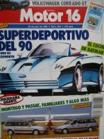 Motor 16 22.7.1989 VW Corrado GT,Ford RS Cosworth Coupé,Aro Dacia 10,Rover 200/400,Cultus Esteem 1.6XG,