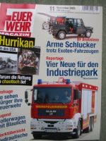 Feuerwehr Magazin 11/2005 TLF 9000 von Rosenbauer auf Mercedes LAK 2624,FLF von Gimaex-Schmitz,G-Modell