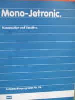 VAG Mono-Jetronic Konstruktion und Funktion Nr.94 November 1987