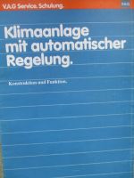 VAG Klimaanlage mit automatischer Regelung Konstruktion unf Funktion SSP Mai 1983