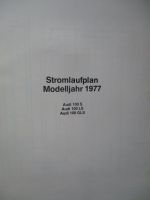 Audi 100 +L +GL Typ43 Stromlaufplan Modelljahr 1978