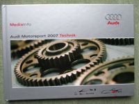 Audi Media Info Motorsport 2007 Technik A4 DTM R10 +CD