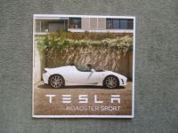 Tesla Roadster Sport Katalog Poster Deutsche Ausgabe