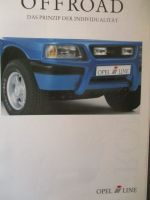 irmscher Opel Offroad Frontera A +Monterey +Campo Tuning Katalog Mai 1997