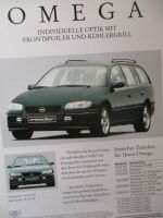 irmscher Opel Omega B Caravan Prospektblatt Januar 1996