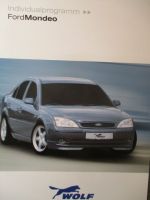 Wolf Ford Mondeo Individualprogramm Juni 2002 Katalog +Turnier