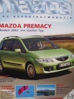 Mazda Das Reportagemagazin Herbst 2001 Premacy,MX-5 MPS,626 Touring Edition,
