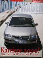 Volkswagen magazin 10/2000 Neue Passat (3B),TDI,VW 3L TDI Lupo,Lupo GTI