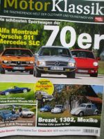 Motor Klassik 8/2020 Alfa Montreal vs. 911 vs. SLC R107, Jaguar XJ6 vs. Peugeot 604, Fiat Topolino,BMW 2000tii Touring