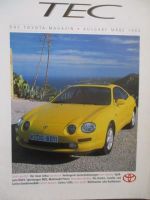 TEC Toyota Magazin März 1994 Celica, RAV4,MR2,Previa,Carina 1.6XLi