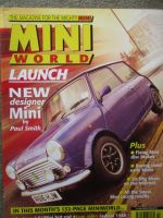 Mini World Magazine 7/1998 fixing mini disc brakes,buying used early Minis,six wheel pick-up