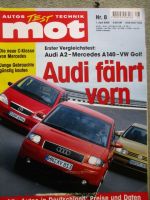 mot 8/2000 Audi A2 1.4 vs. A140 Classic BR168 vs. Golf4 1.4,BMW 323Ci Cabrio, Brabus S1,MCC Smart Pulse,