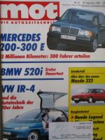 mot 21/1989 Sonderteil Mazda 323,BMW 520i E34 Dauertest,Nissan Maxima vs. Honda Legend,