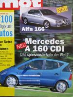 mot 14/1998 A160CDI BR168,Seat Arosa 1.7SDI,A170CDi,Opel Astra Caravan 2.0 16V Elegance und Skoda Octavia Combi