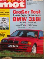 mot 10/1998 BMW 318i E46 vs. Alfa Romeo 156 2.0TS 16V vs. Vectra 2.5 V6 Sport vs. Audi A4 1.8