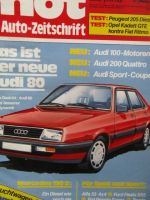 mot 21/1983 Vergleichstest: Fiat Ritmo 105TC vs. Opel Kadett D GTE,Citroen CX IE automatic,Peugeot 205 GRD,
