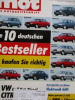 mot 24/1989 Citroen XM V6, VW Golf IIGL kat-Diesel,Lancia Y10 LX i.e. Kat,Dauertest Nissan Terrano V6,Audi Coupé 2.0E