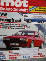 mot 5/1981 VW Scirocco (53),Porsche 911 SC Targa,Honda Quintet,Audi 100 1.9l,