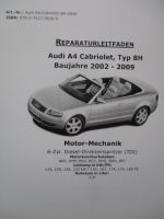 Audo A4 Cabriolet Typ 8H Reparaturleitfaden Motor-Mechanik Diesel-Direkteinspritzer TDI