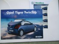 Heuliez Genf 2004 Opel Tigra TwinTop Pressemappe +Fotos+Prospekt