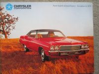 Chysler Corporation Forty-Eighth Annual Report December 31 1972 USA Englisch