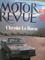 auto motor & sport Motor Revue 1985 Chrysler Le Baron Sonderdruck