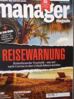 manager magazin 12/2020 Reisewarnung,