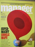 manager magazin 7/2022 Supermacht Google Maps,