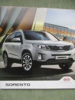 Kia Sorento (XM) Katalog +Attract +Vision +Spirit +Edition7 +Preislsite 2.4GDI +2.2CRDi Modeljahr 2014+Preise