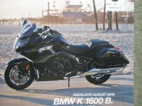 BMW K1600B Preisliste August 2019 Katalog