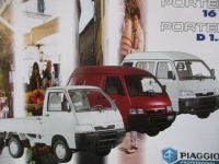 Piaggio Porter 16V +D 1.4 +Kastenwagen +Kombi +Pick-up Katalog +Preise Januar 1999
