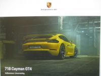 Porsche 718 Cayman GT4 (Typ 982) Buch März 2021 NEU