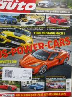 sport auto 12/2021 Corvette Z06,gebrauchter Boxster Spyder und Cayman GT4,Mustang mach1,
