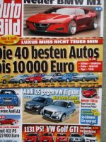 Auto Bild 18/2008 Audi Q5 vs. Tiguan,Civic Type R vs. Mazda 3MPS vs. Mégane F1 vs. Seat Leon Cupra vs. Golf GTi,