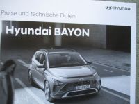 Hyundai Bayon Preisliste Februar 2022 NEU