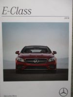 Mercedes Benz E-Class 2018 BR213+Coupe +Cabrio +Wageon E300 E400 AMG E43 E63S USA Englisch