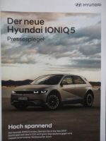 Hyundai Ioniq 5 Pressespiegel Katalog Februar 2022