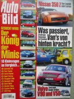 Auto Bild 28/2002 Nissan 350Z,Saab 9-3,Mercedes Benz G-Modell,Volvo V90 und V50,