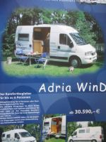 Adira Win D Prospektblatt +Preise Fiat 15Q JTD 18Q JTD Juli 2003