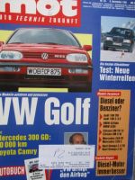 mot 24/1991 VW Golf3, Mercedes 300GD Dauertest,Toyota Camry,Mercedes Benz 400E W124,Jaguar Mark2 und XJ6 im Vergleich