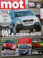 mot 4/2003 Volvo XC90 +CD,Alfa Romeo 156 JTD 16V, Renault Mégane 1.6 16V,Mazda RX-8,Toyota Land Cruiser Executive 3.0d-4d