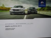 BMW Alpina D5 S Limousine Allrad G30 +Touring G31 Katalog +Preisliste März 2019