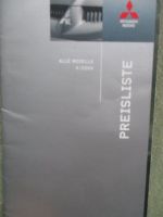 Mitsubishi Preisliste 2/2009