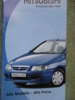 Mitsubishi Preisliste 5/1999