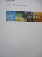 BMW Sustainability Pressemappe +CD August 2002