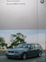 BMW 320i 325i 330i 320d Touring E91 330d Pressebox +CD Juli 2005