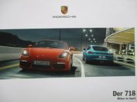 Porsche 718 Boxster +S +Cayman +S Buch März 2017
